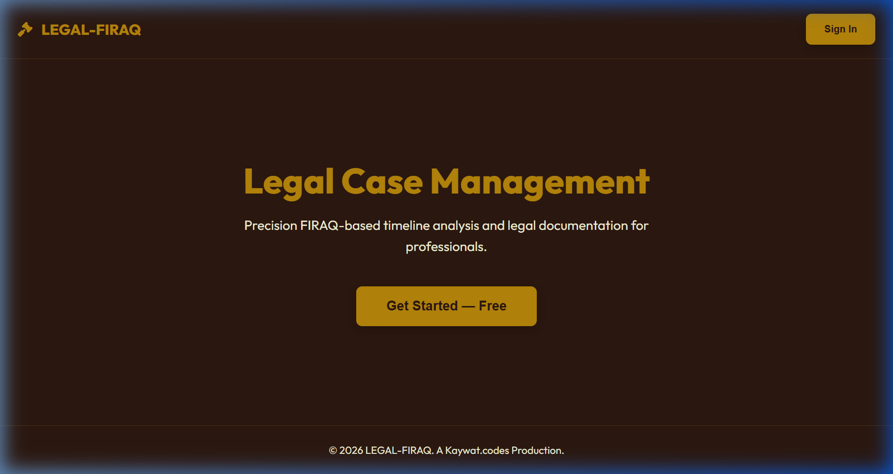 LEGAL-FIRAQ Main App
