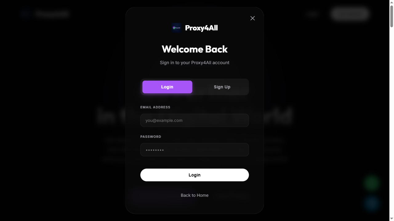 Proxy4All Main App