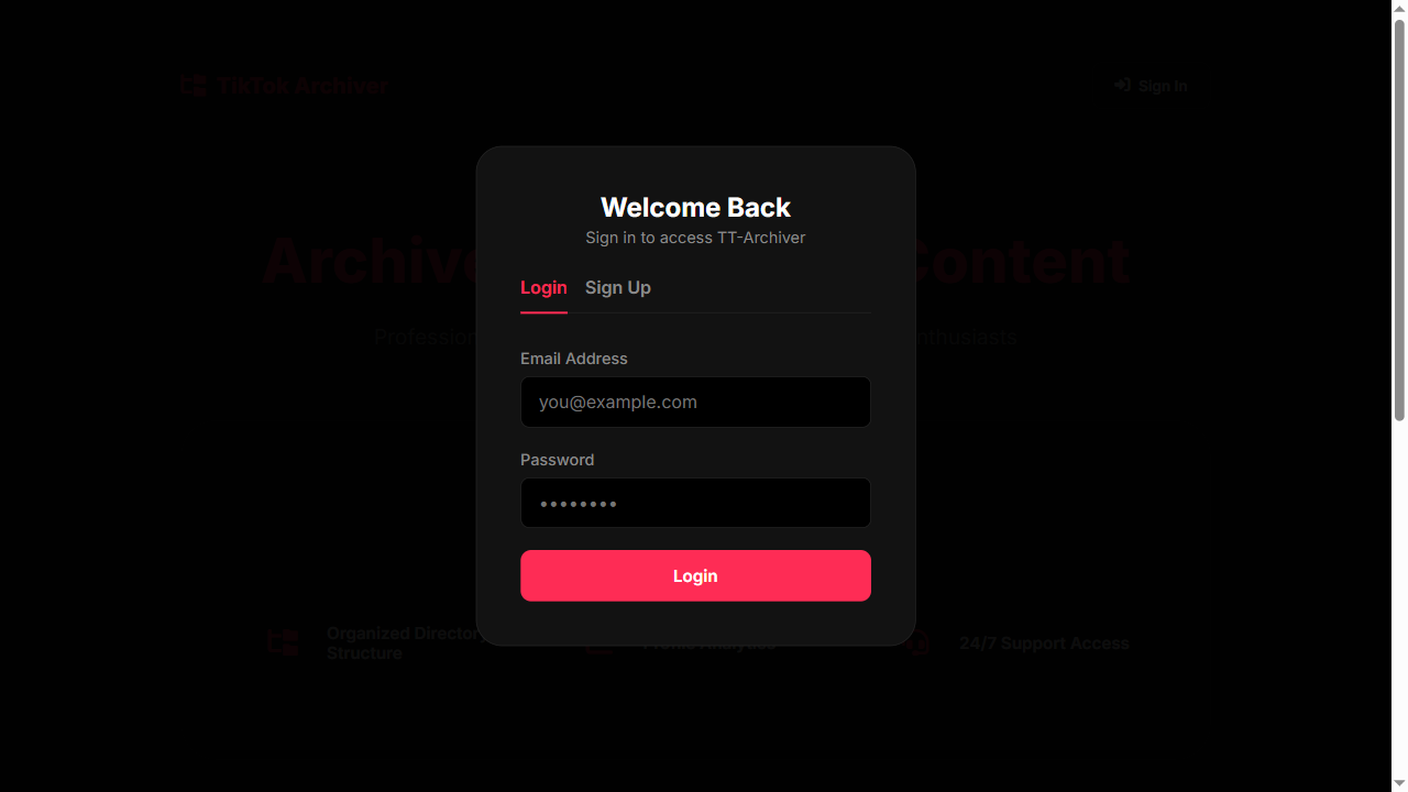 TT-Archiver Main App