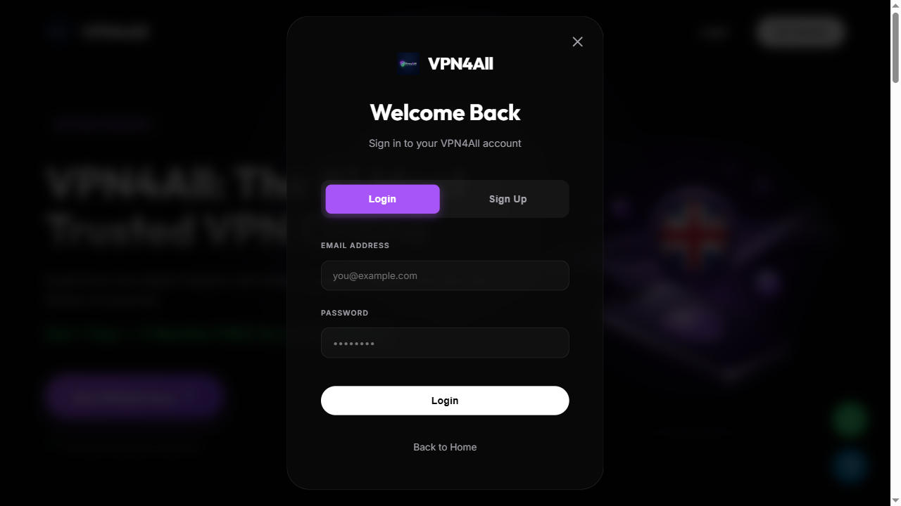 VPN4All Main App